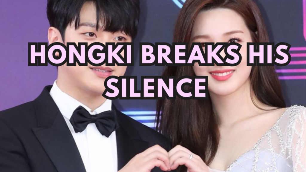 This contain an image of Former LABOUM member Yulhee and her ex-husband Minhwan's .