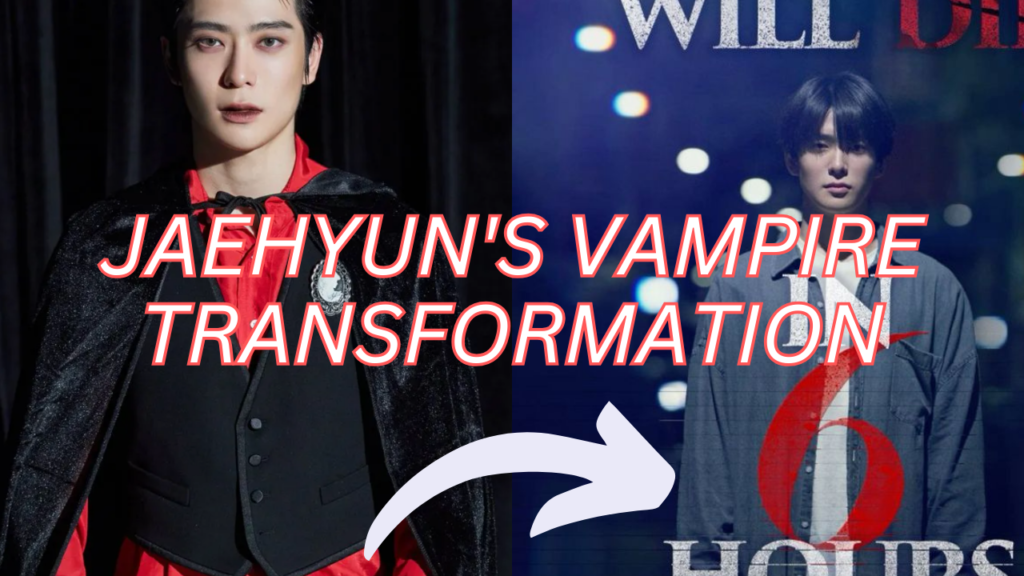 NCT JAEHYUN vampire appearance at the premiere of his new movie, "You Will Die In 6 Hours".