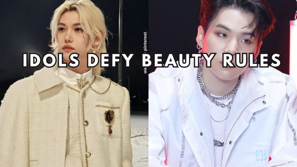 This contain an image of K-pop Idols who Break Beauty Standards With Bold Self-Expression .