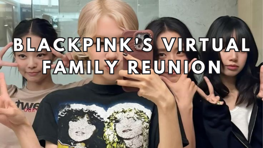 This contain an image of BLACKPINK members