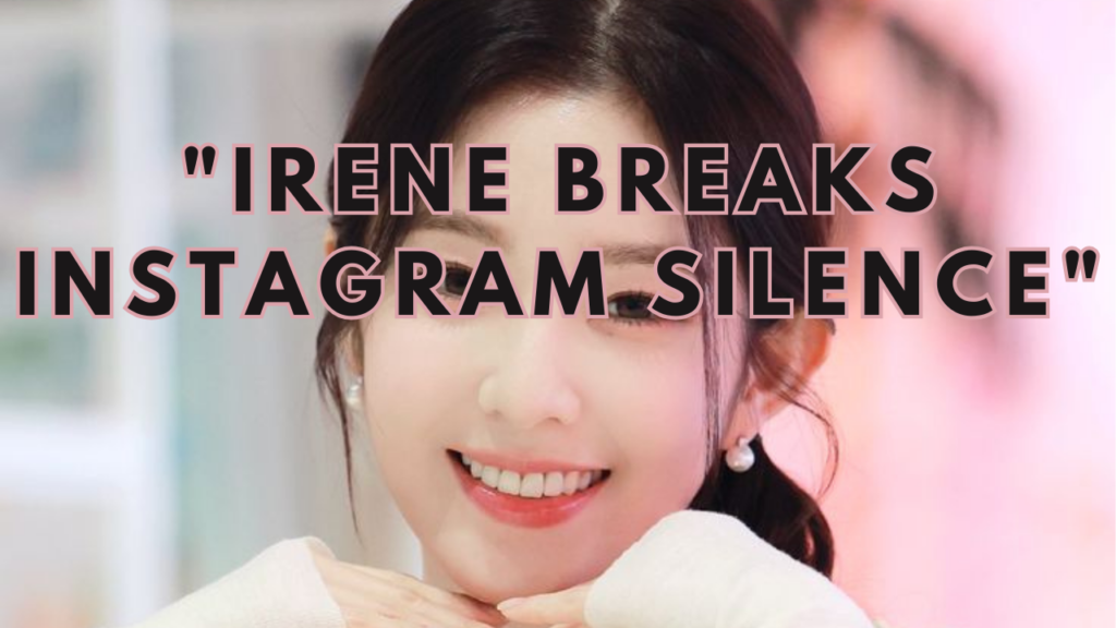 Irene of red velvet on a milk colored cloth smiling