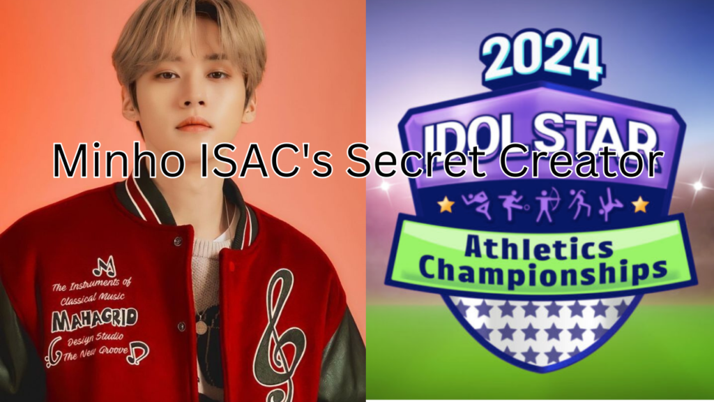 This contains an image of Minho and another picture of ISAC