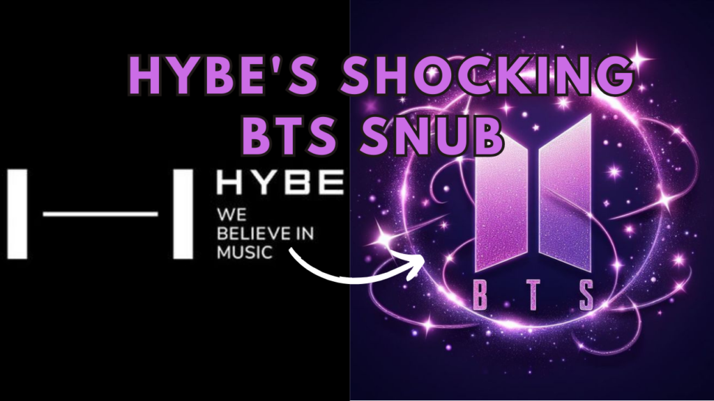 This contain an image of HYBE's Snub with BTS .