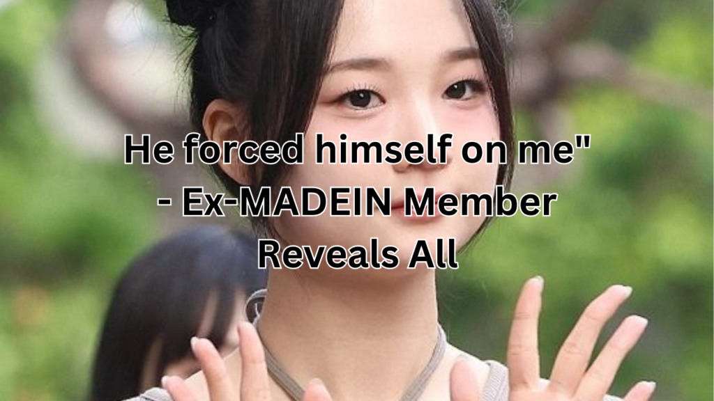 This contains an image of MADEIN member Gaeun