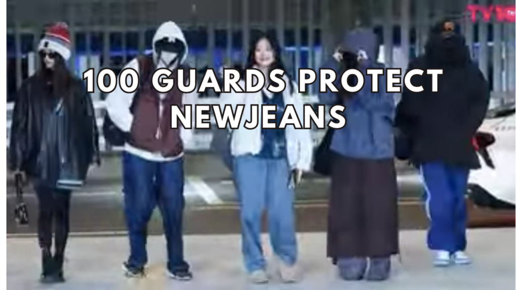 This contain an image of NewJeans' recent airport appearance