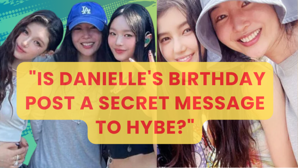 This contains an image of NewJean danielle heartwarming tribute to min hee jin