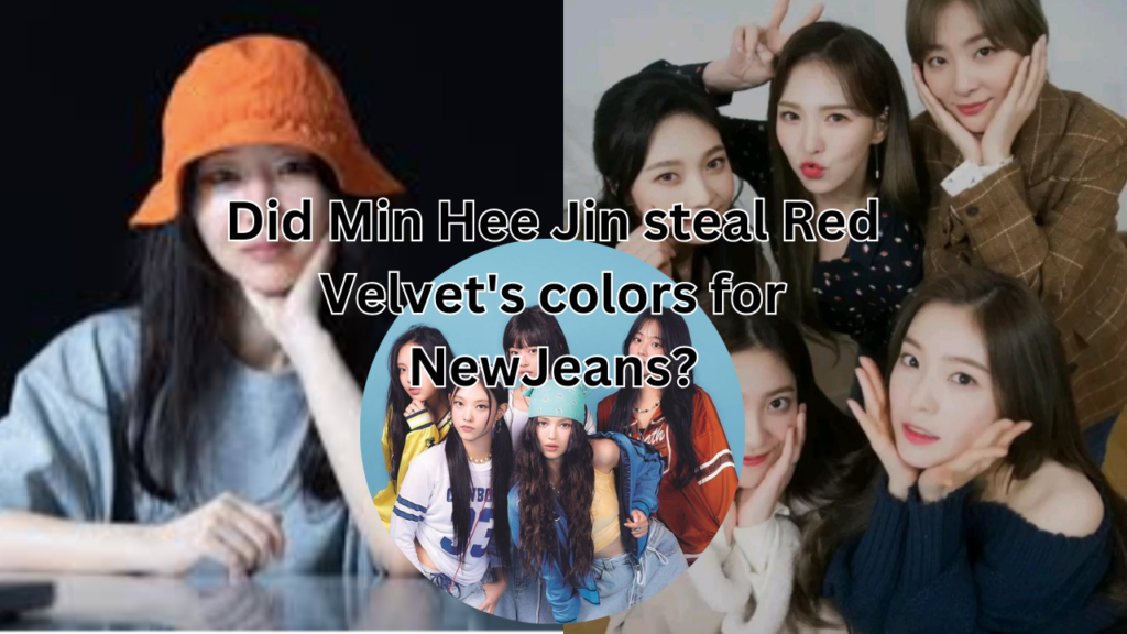 This contains an image of Min Hee-jin'red velvet and newjeans group members