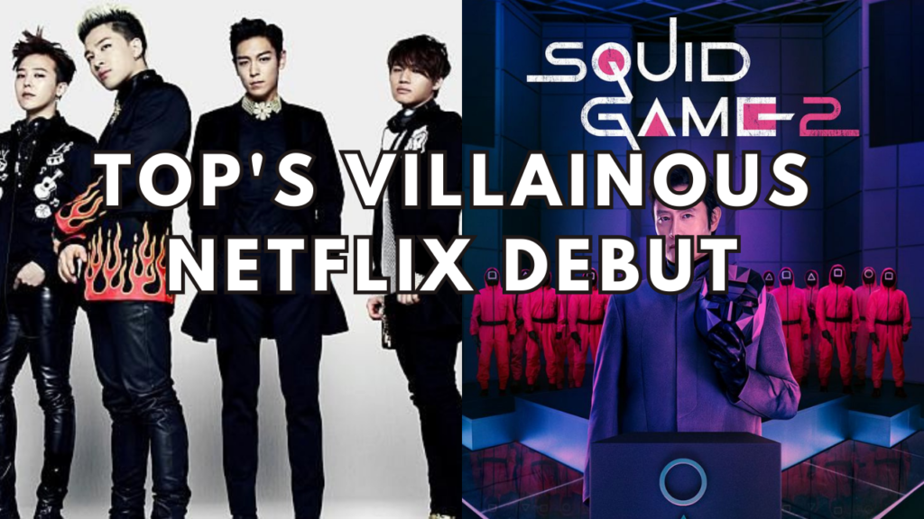 This contain an image of BIGBANG member and another picture of Squid Game Season 2