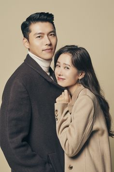 This contains an image of Hyun Bin and Son Ye Jin together.