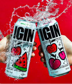 This contains an image for the IGIN drinks