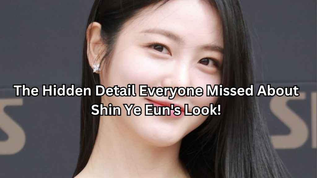 This contains an image of Actress Shin Ye Eun