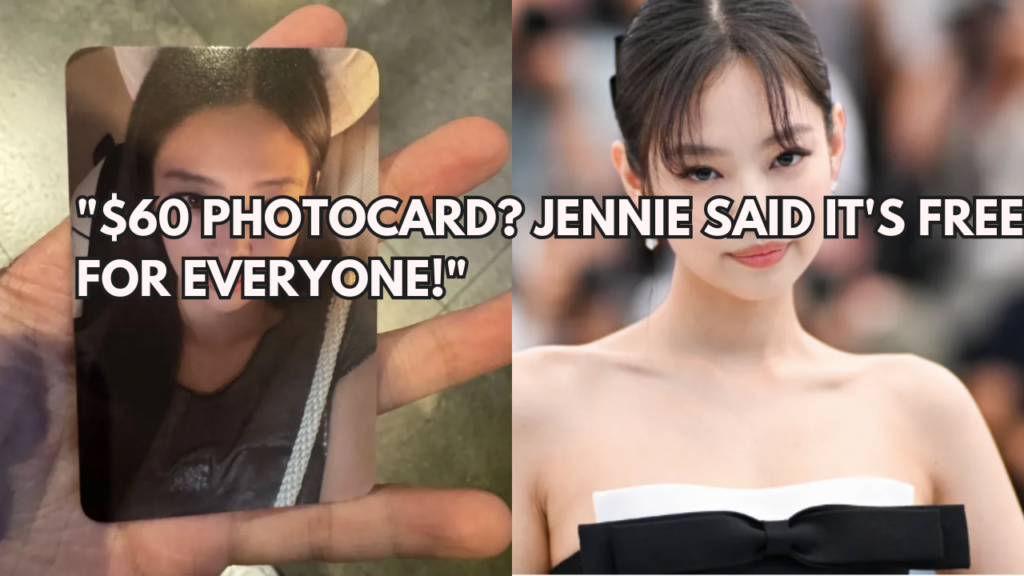 This contain an image of BORN PINK in Cinemas photocard featuring Jennie's selfie for free.