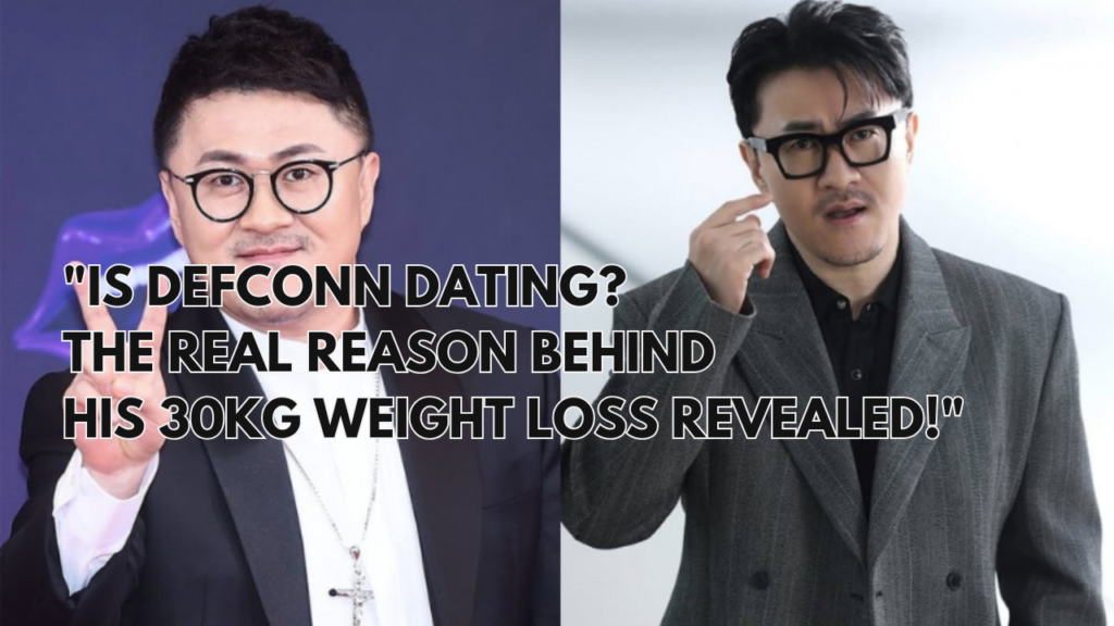 This contain an image of Korean rapper and TV personality Defconn weight loss transformation.