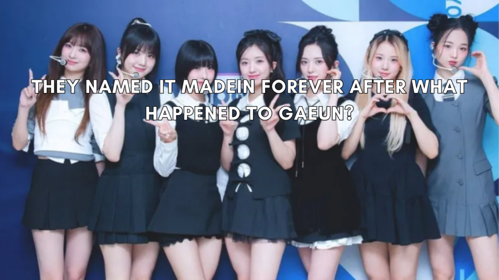 This contain an image of "MADEIN FOREVER"