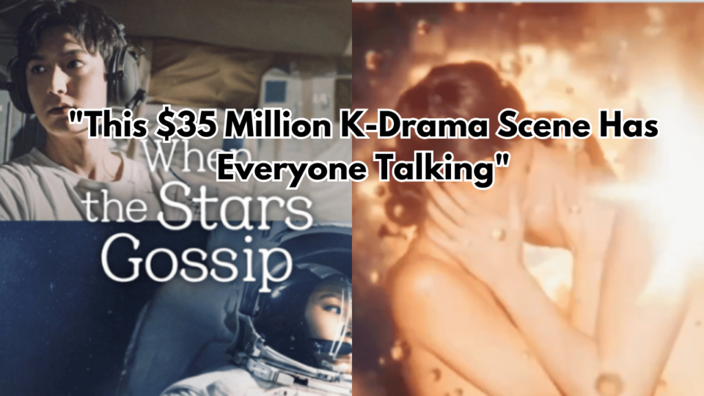 A picture of When The Stars Gossip movie logo and A picture of When The Stars Gossip movie scene