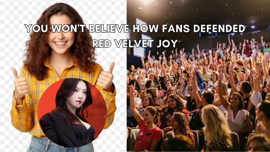 This contain an image of Red Velvet Joy's Fan Support