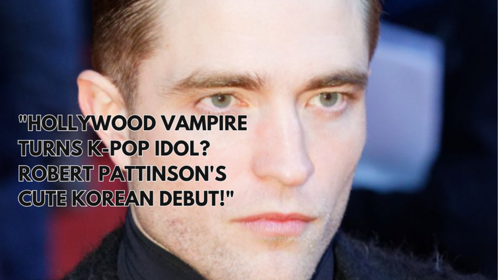 This contain an image of Hollywood star Robert Pattinson .