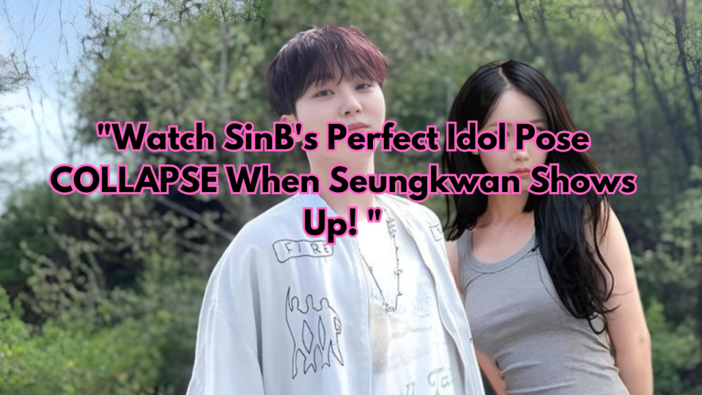 A picture of SEVENTEEN Seungkwan and VIVIZ SinB