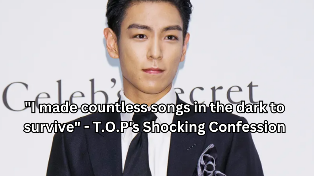 This contains an image of BIGBANG member T.O.P