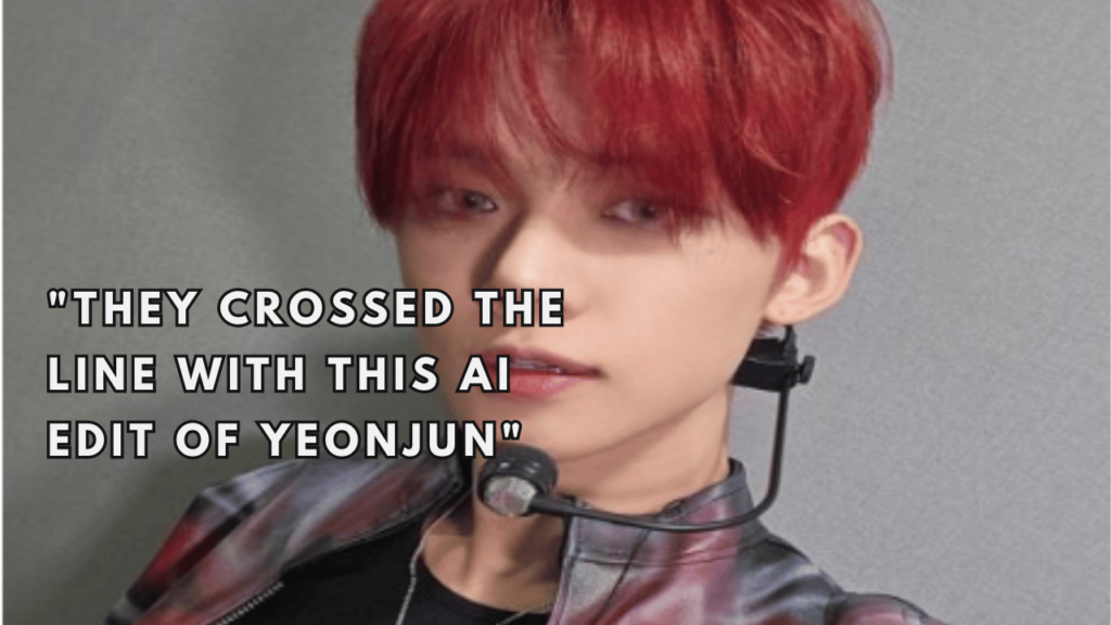 This contain an image of AI TXT's Yeonjun.