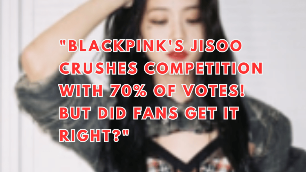 This contain an image of Jisoo BLACKPINK .